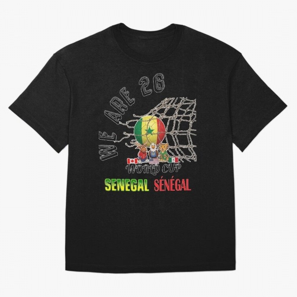 World cup 26 - Senegal Classic T-Shirt Follow the Final Road of FIFA World Cup 2026 Highlighting Messi, Argentina, France and Brazil Energy, Sports Nostalgia, International Competition, Famous Players and Unforgettable Victories; Perfect for People