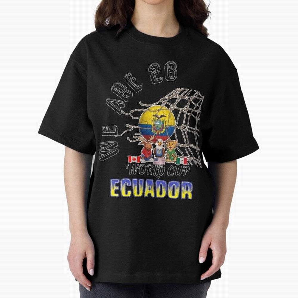 World cup 26 - Ecuador Classic T-Shirt Enjoy Global Football Passion for FIFA World Cup 2026 USA Canada Mexico, Highlighting Cristiano Ronaldo, Netherlands, Stadium Chants, National Pride, Trophy Dreams and Unforgettable Football Memories; Perfect