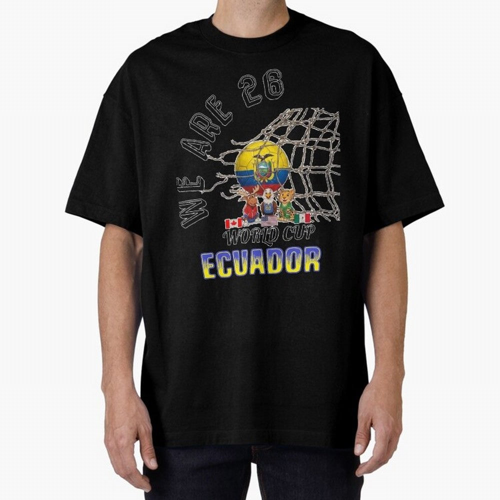 World cup 26 - Ecuador Classic T-Shirt Enjoy Global Football Passion for FIFA World Cup 2026 USA Canada Mexico, Highlighting Cristiano Ronaldo, Netherlands, Stadium Chants, National Pride, Trophy Dreams and Unforgettable Football Memories; Perfect