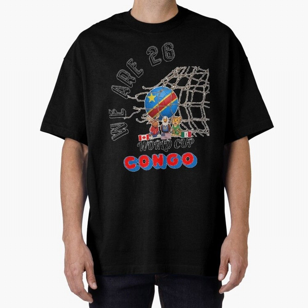World cup 26 - Congo Classic T-Shirt Follow Every Goal of the FIFA World Cup 2026 Journey through Messi and Cristiano Ronaldo Highlights, England and Germany Pride, Champion Mindset, Group Stage Buzz, Knockout Tension and Passionate Fan Culture;