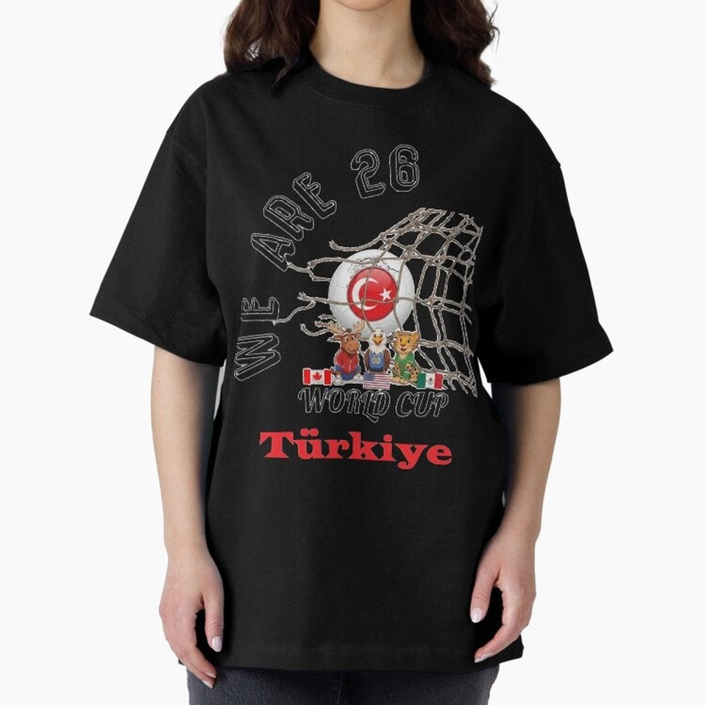 World cup 26 - Turkiye Classic T-Shirt Spotlight Match Day Hype around FIFA World Cup 2026 Group Stage, Messi, Brazil, Retro Football Energy, Iconic Rivalries, Trophy Chase Drama and Stadium Atmosphere; Built for Supporters Chasing Trophy Dreams,