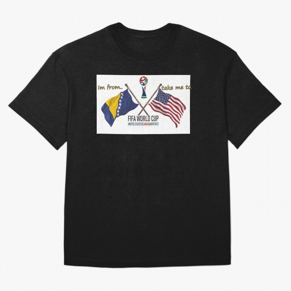 Bosnia and Herzegovina Classic T-Shirt Step into Global Football Passion for FIFA World Cup 2026, Driven by Messi, Neymar and Mbappe, Brazil, Portugal and Argentina, Stadium Chants, National Pride, Trophy Dreams and Unforgettable Football Memories;
