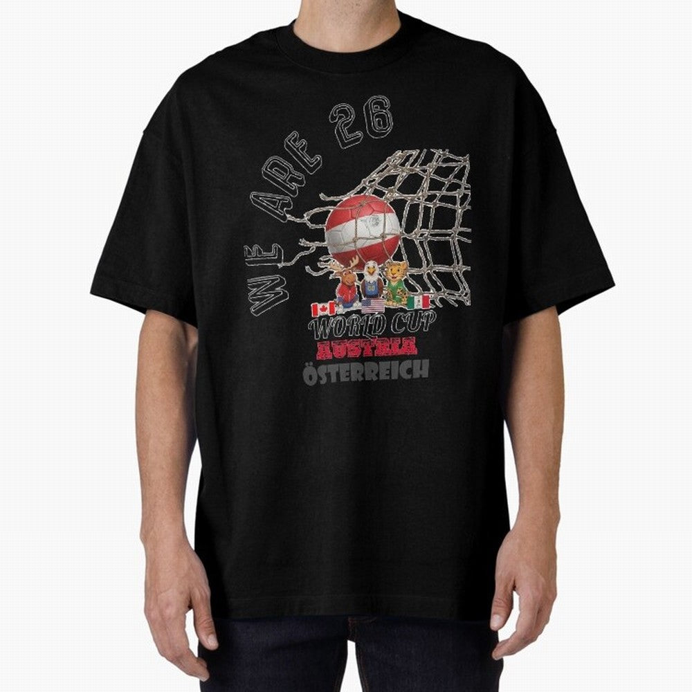 World cup 26 - Austria Classic T-Shirt Make Memories around FIFA World Cup 2026 USA Canada Mexico Built around Cristiano Ronaldo, England and Germany Energy, Vintage Soccer Flavor, Modern Football Stars, National Flags and Final Night Emotion; Made
