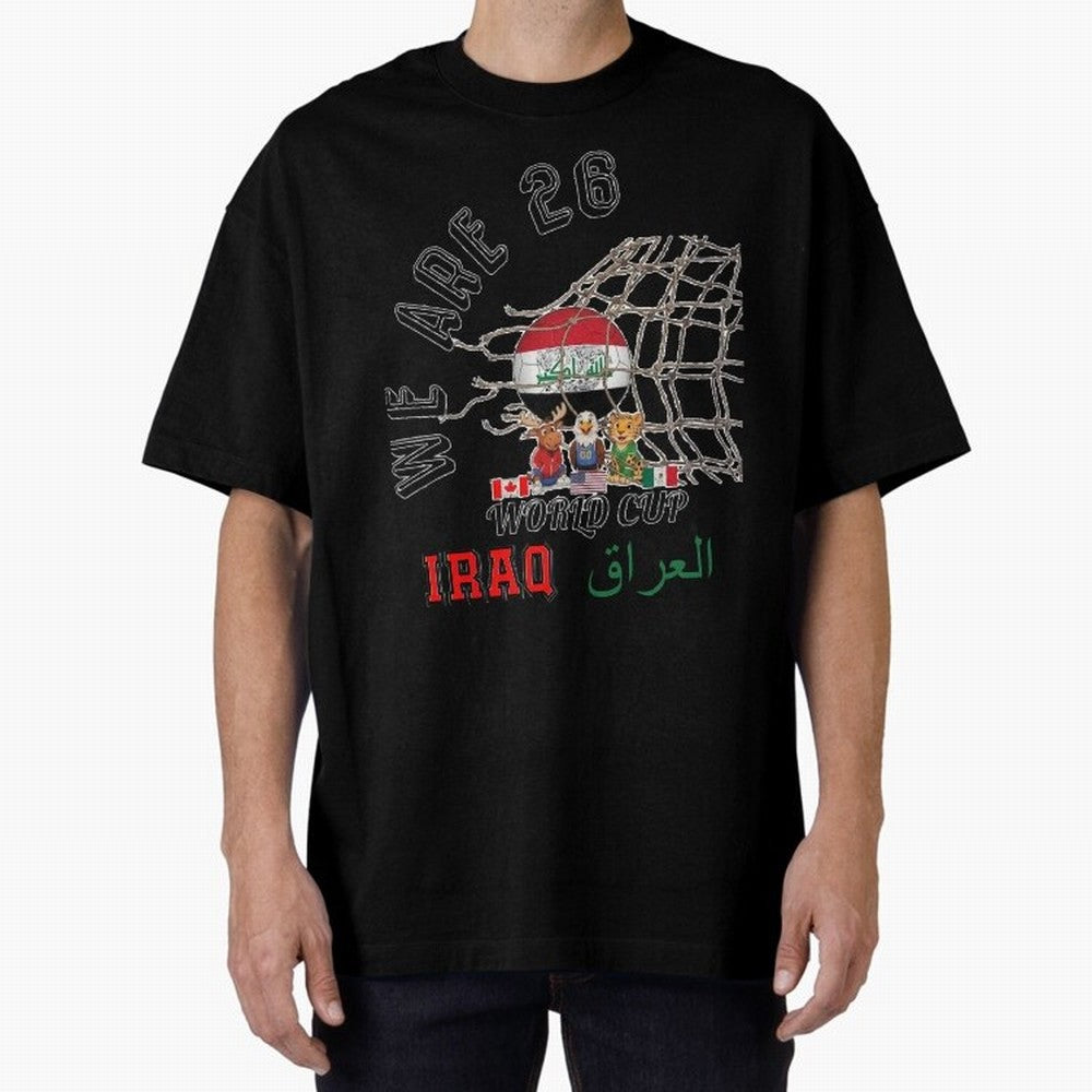 World cup 26 - Iraq Classic T-Shirt Celebrate the Next Chapter of Global Football Passion for FIFA World Cup 2026 USA Canada Mexico, with Haaland, Portugal, Global Supporter Spirit, Legendary Goals, National Colors and Tournament Celebration; Ideal