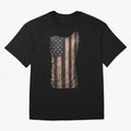 Vintage American Flag Soccer Fan Design Classic T-Shirt Celebrate Rivalries and Pride in FIFA World Cup 2026 USA Canada Mexico for Fans of CR7 and Messi and Netherlands, Bringing Global Supporter Spirit, Legendary Goals, National Colors and