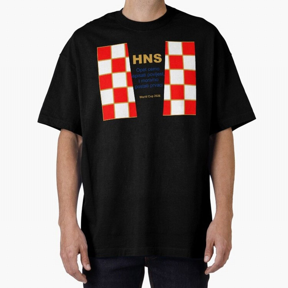 Croatia jersey with motto gold Classic T-Shirt Feel the Heartbeat of Global Football Passion for FIFA World Cup 2026 USA Canada Mexico, Connected to Mbappe and Neymar, Argentina and Brazil, Classic Soccer Heritage, Championship Pressure, Fan
