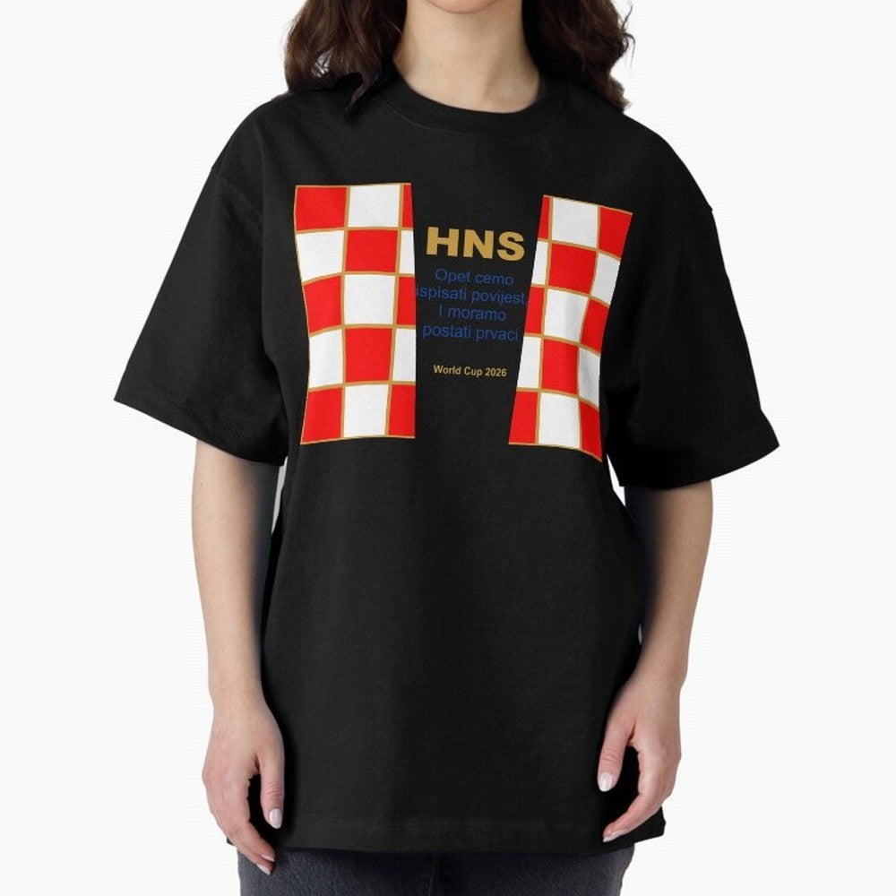Croatia jersey with motto gold Classic T-Shirt Feel the Heartbeat of Global Football Passion for FIFA World Cup 2026 USA Canada Mexico, Connected to Mbappe and Neymar, Argentina and Brazil, Classic Soccer Heritage, Championship Pressure, Fan