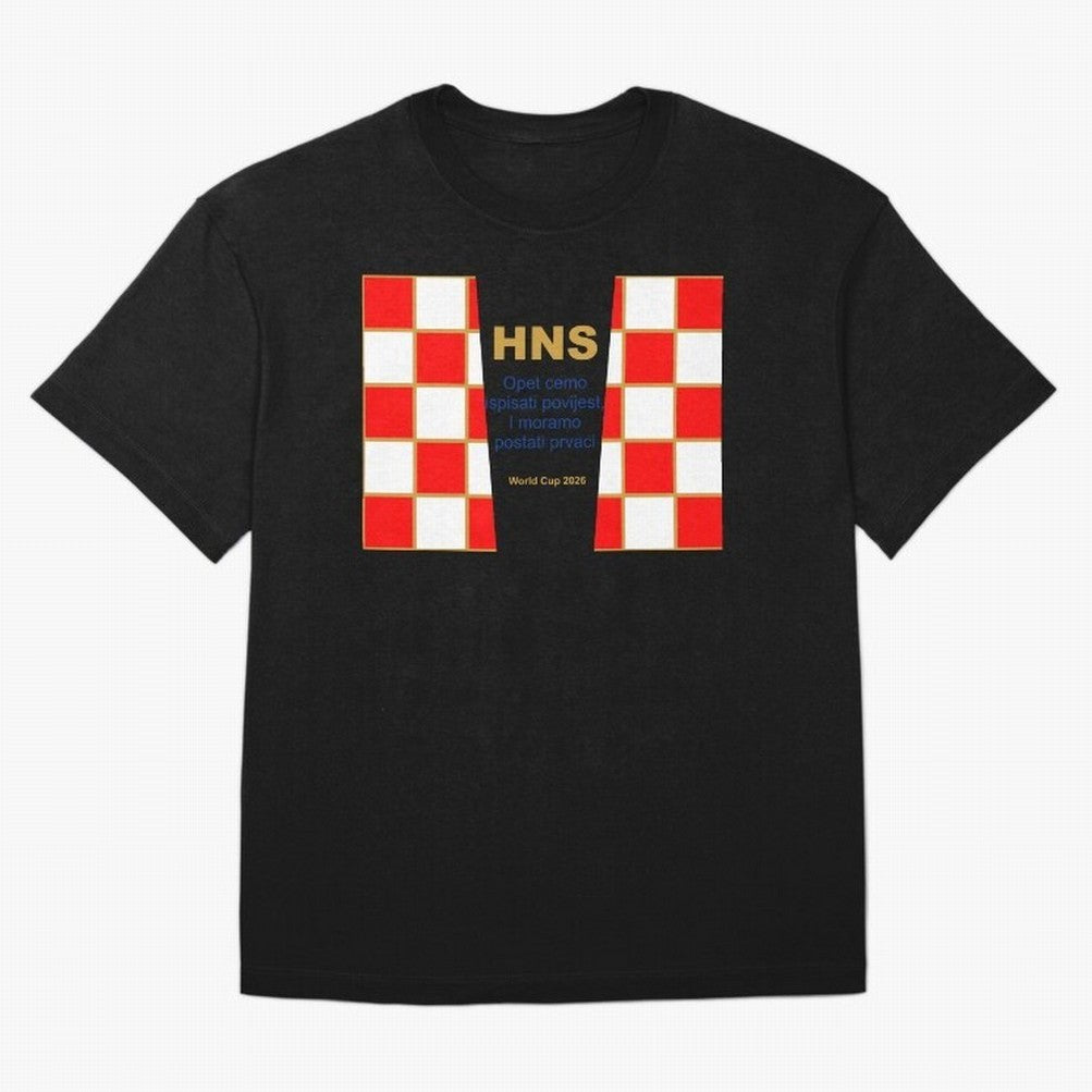Croatia jersey with motto gold Classic T-Shirt Feel the Heartbeat of Global Football Passion for FIFA World Cup 2026 USA Canada Mexico, Connected to Mbappe and Neymar, Argentina and Brazil, Classic Soccer Heritage, Championship Pressure, Fan