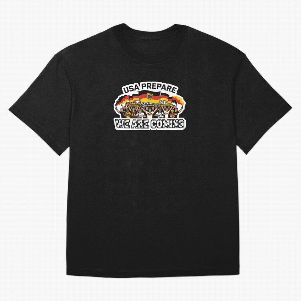 Germany Soccer Fans 2026 Sticker We Are Coming Classic T-Shirt Carry the Colors and Pride of FIFA World Cup 2026 Group Stage Inspired by Cristiano Ronaldo, Haaland and CR7, England and Germany Energy, Football History, Final Match Energy, Crowd