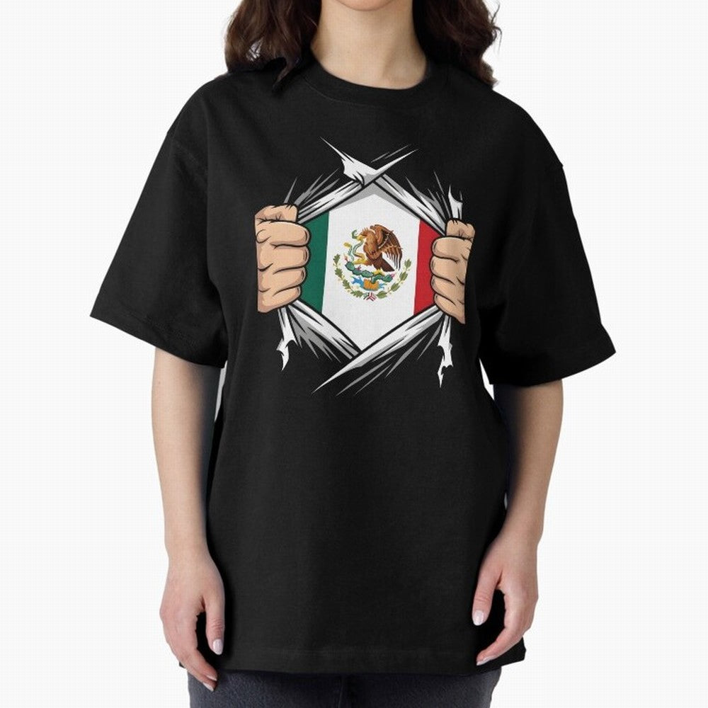 Mexico Flag Ripped Shirt Football Fan Classic T-Shirt Bring Retro Soccer Energy to FIFA World Cup 2026 Group Stage Centered on Haaland and Mbappe, Argentina Energy, Classic Soccer Heritage, Championship Pressure, Fan Loyalty and International
