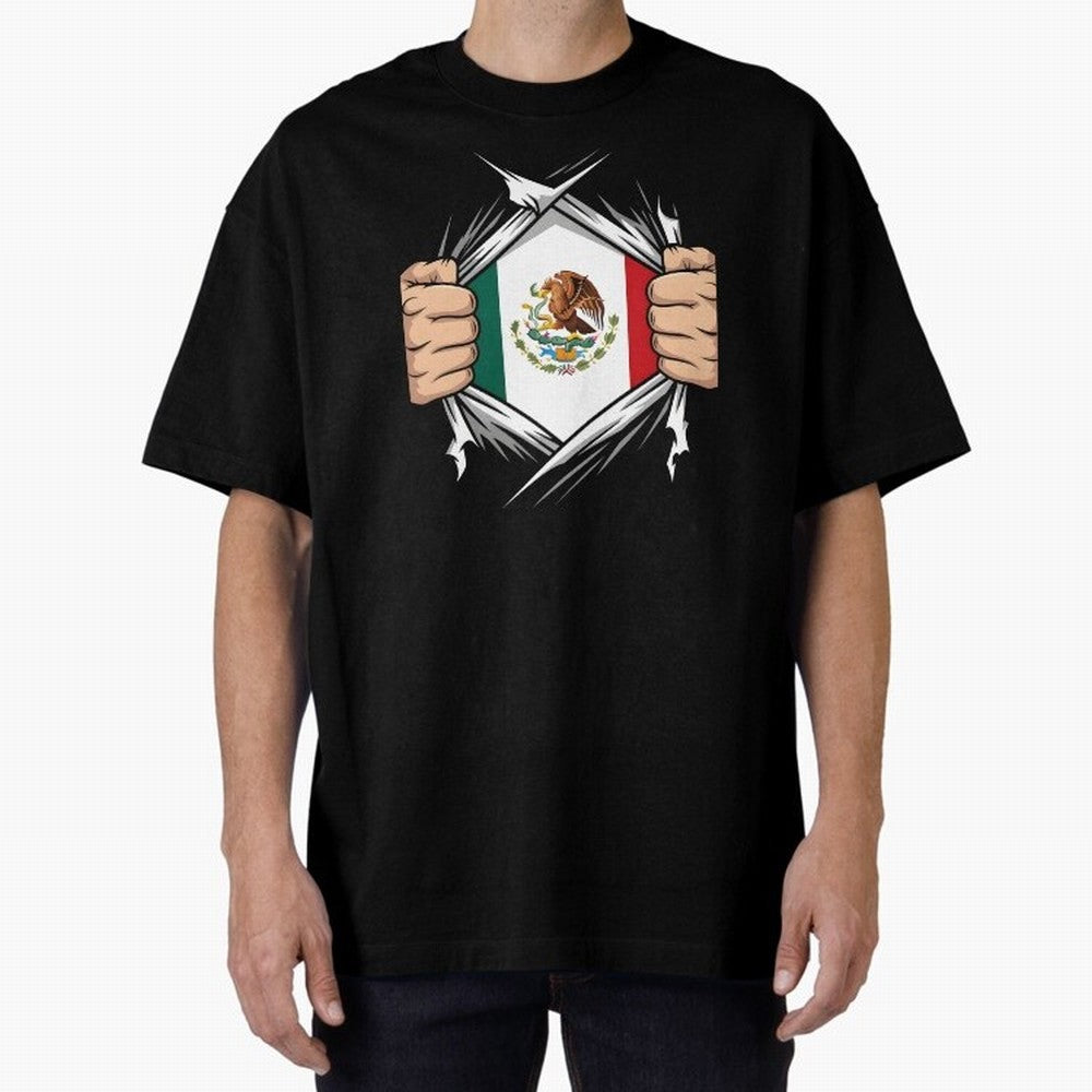 Mexico Flag Ripped Shirt Football Fan Classic T-Shirt Bring Retro Soccer Energy to FIFA World Cup 2026 Group Stage Centered on Haaland and Mbappe, Argentina Energy, Classic Soccer Heritage, Championship Pressure, Fan Loyalty and International