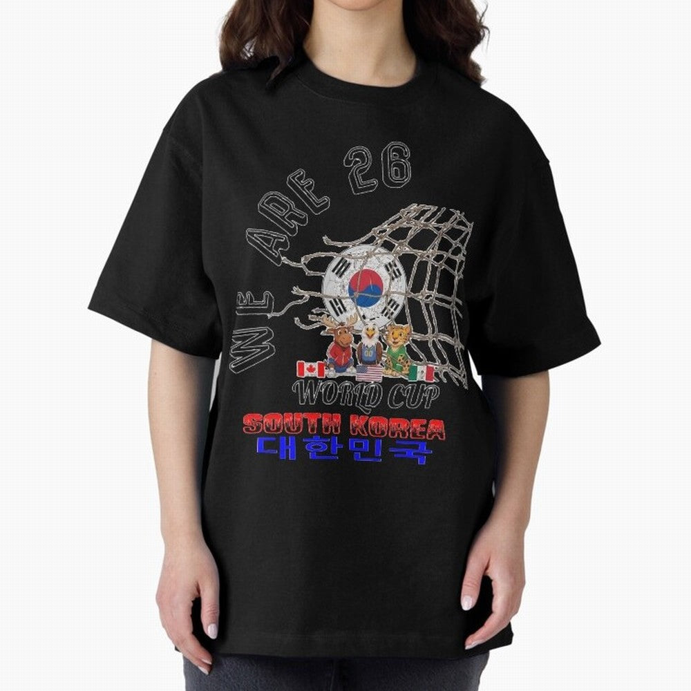World cup 26 - South Korea Classic T-Shirt Feel the Trophy Chase of Global Football Passion for FIFA World Cup 2026 USA Canada Mexico, Capturing Haaland, Portugal, Spain and Germany, Match Day Excitement, Supporter Culture, Golden Goals and Global