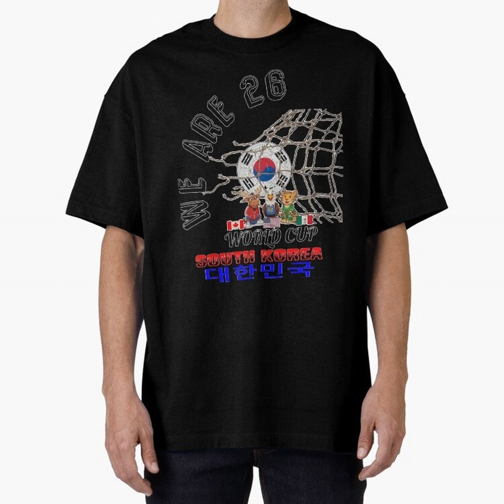 World cup 26 - South Korea Classic T-Shirt Feel the Trophy Chase of Global Football Passion for FIFA World Cup 2026 USA Canada Mexico, Capturing Haaland, Portugal, Spain and Germany, Match Day Excitement, Supporter Culture, Golden Goals and Global