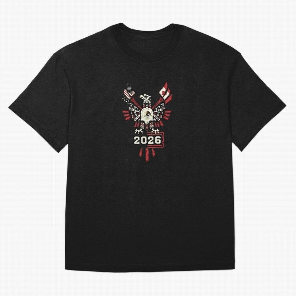 Rise of the North Eagle - Soccer Team Spirit 2026 T-Shirt_82784061 Classic T-Shirt Join Supporters Worldwide for FIFA World Cup 2026 Group Stage for Fans of Messi, Neymar and Mbappe and Brazil, Portugal and Argentina, Bringing Soccer Culture,