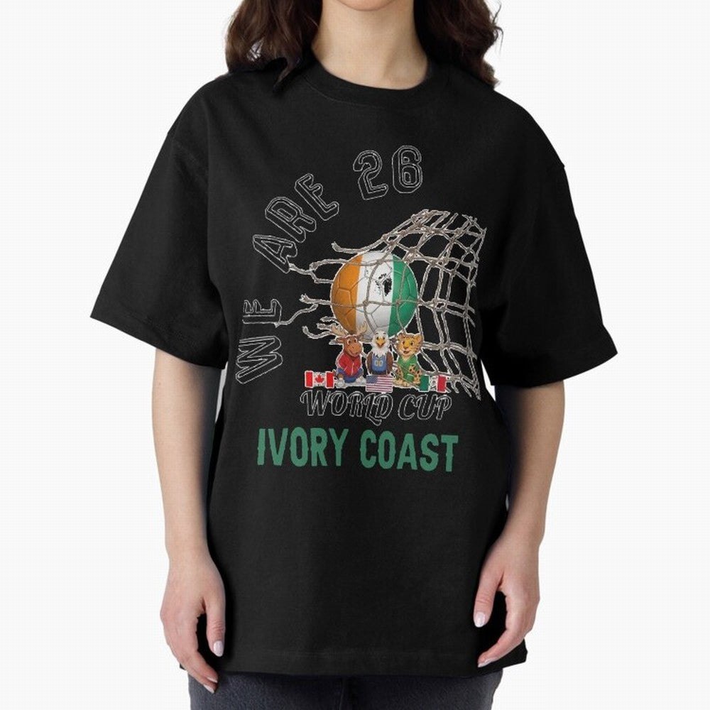 World cup 26 - Ivory Coast Classic T-Shirt Celebrate the Magic of FIFA World Cup 2026 Group Stage for Fans of Haaland and Mbappe and England and Germany, Bringing Football Festival Excitement, Trophy Ambitions, Country Rivalries and Star Player