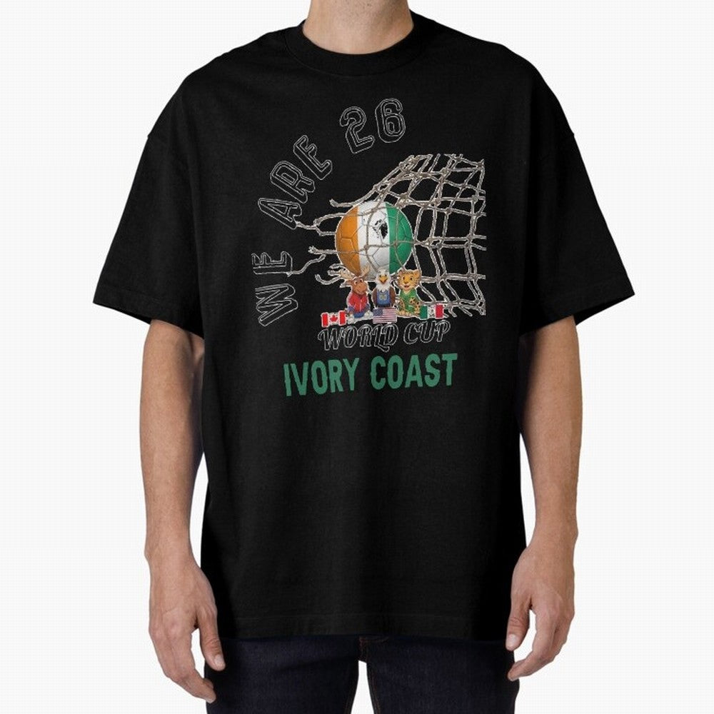 World cup 26 - Ivory Coast Classic T-Shirt Celebrate the Magic of FIFA World Cup 2026 Group Stage for Fans of Haaland and Mbappe and England and Germany, Bringing Football Festival Excitement, Trophy Ambitions, Country Rivalries and Star Player