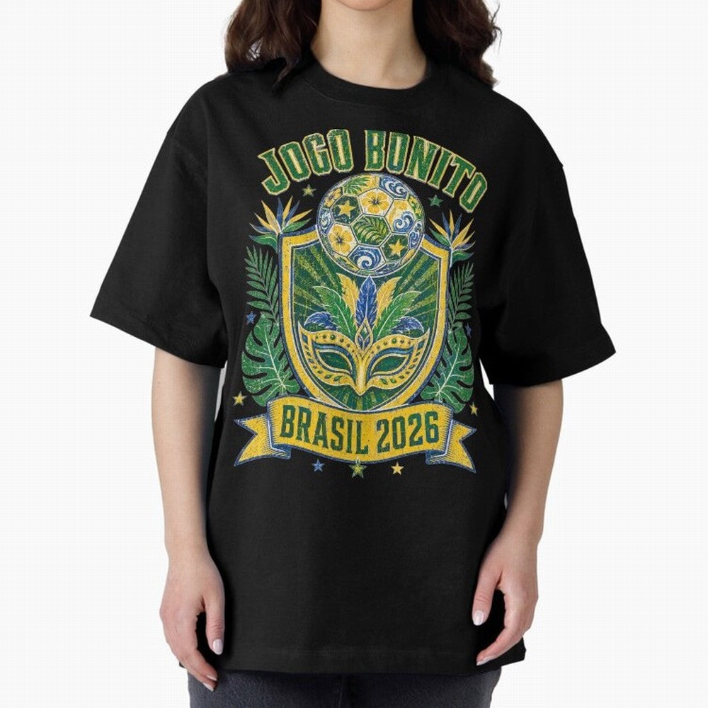 Jogo Bonito Brasil 2026 World Cup Soccer T-Shirt Classic T-Shirt Stand Out with Spirit from the FIFA World Cup 2026 Journey through CR7 Highlights, Netherlands Pride, Football Festival Excitement, Trophy Ambitions, Country Rivalries and Star Player