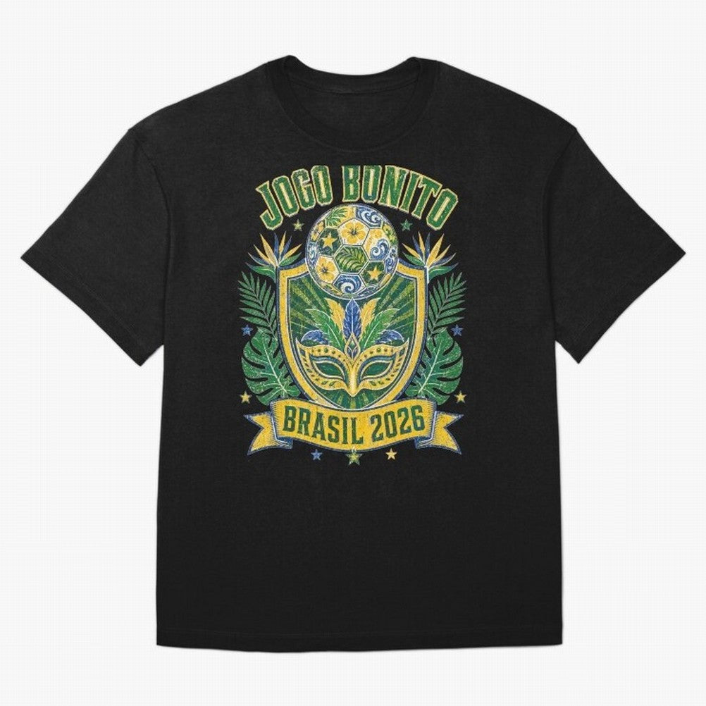 Jogo Bonito Brasil 2026 World Cup Soccer T-Shirt Classic T-Shirt Stand Out with Spirit from the FIFA World Cup 2026 Journey through CR7 Highlights, Netherlands Pride, Football Festival Excitement, Trophy Ambitions, Country Rivalries and Star Player