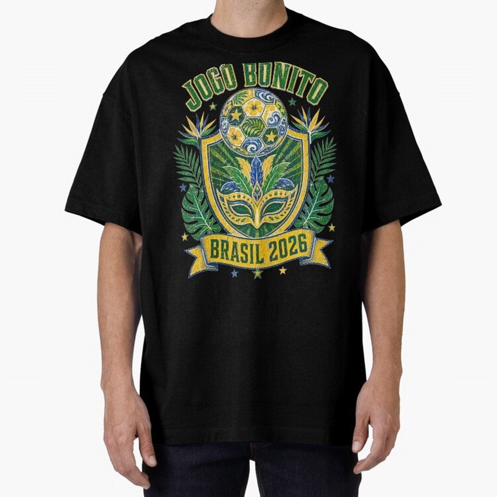 Jogo Bonito Brasil 2026 World Cup Soccer T-Shirt Classic T-Shirt Stand Out with Spirit from the FIFA World Cup 2026 Journey through CR7 Highlights, Netherlands Pride, Football Festival Excitement, Trophy Ambitions, Country Rivalries and Star Player