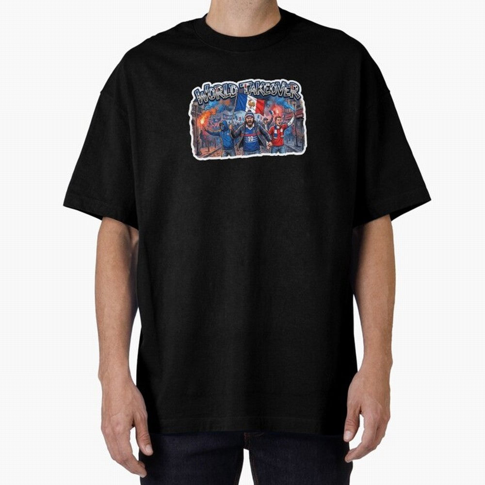 France Soccer Fans Street Power Sticker 2026 Football Supporters Classic T-Shirt Join Global Football Passion for FIFA World Cup 2026 USA Canada Mexico, Featuring Haaland, Portugal, Spain and Germany, Supporter Pride, Iconic Celebrations, Legendary