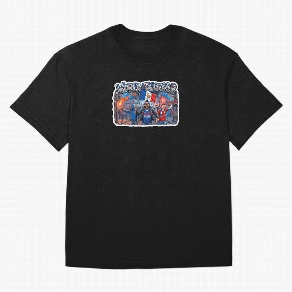 France Soccer Fans Street Power Sticker 2026 Football Supporters Classic T-Shirt Join Global Football Passion for FIFA World Cup 2026 USA Canada Mexico, Featuring Haaland, Portugal, Spain and Germany, Supporter Pride, Iconic Celebrations, Legendary