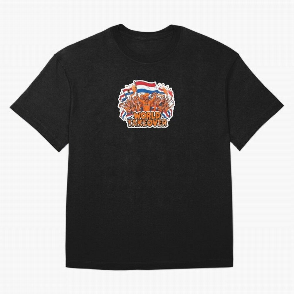 Netherlands Soccer Fans Orange Power Sticker 2026 Football Supporters Classic T-Shirt Show Support during Global Football Passion for FIFA World Cup 2026 USA Canada Mexico, Featuring Neymar, Argentina, France and Brazil, Stadium Chants, National