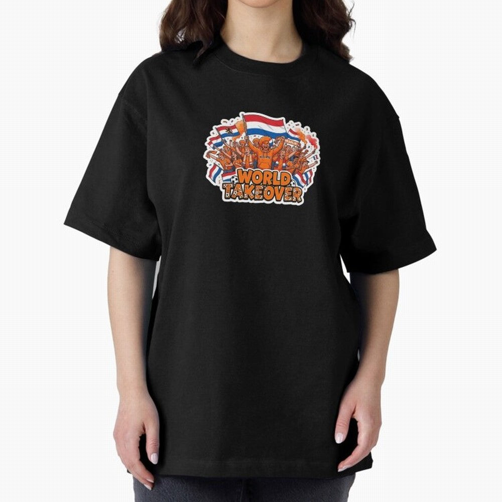 Netherlands Soccer Fans Orange Power Sticker 2026 Football Supporters Classic T-Shirt Show Support during Global Football Passion for FIFA World Cup 2026 USA Canada Mexico, Featuring Neymar, Argentina, France and Brazil, Stadium Chants, National