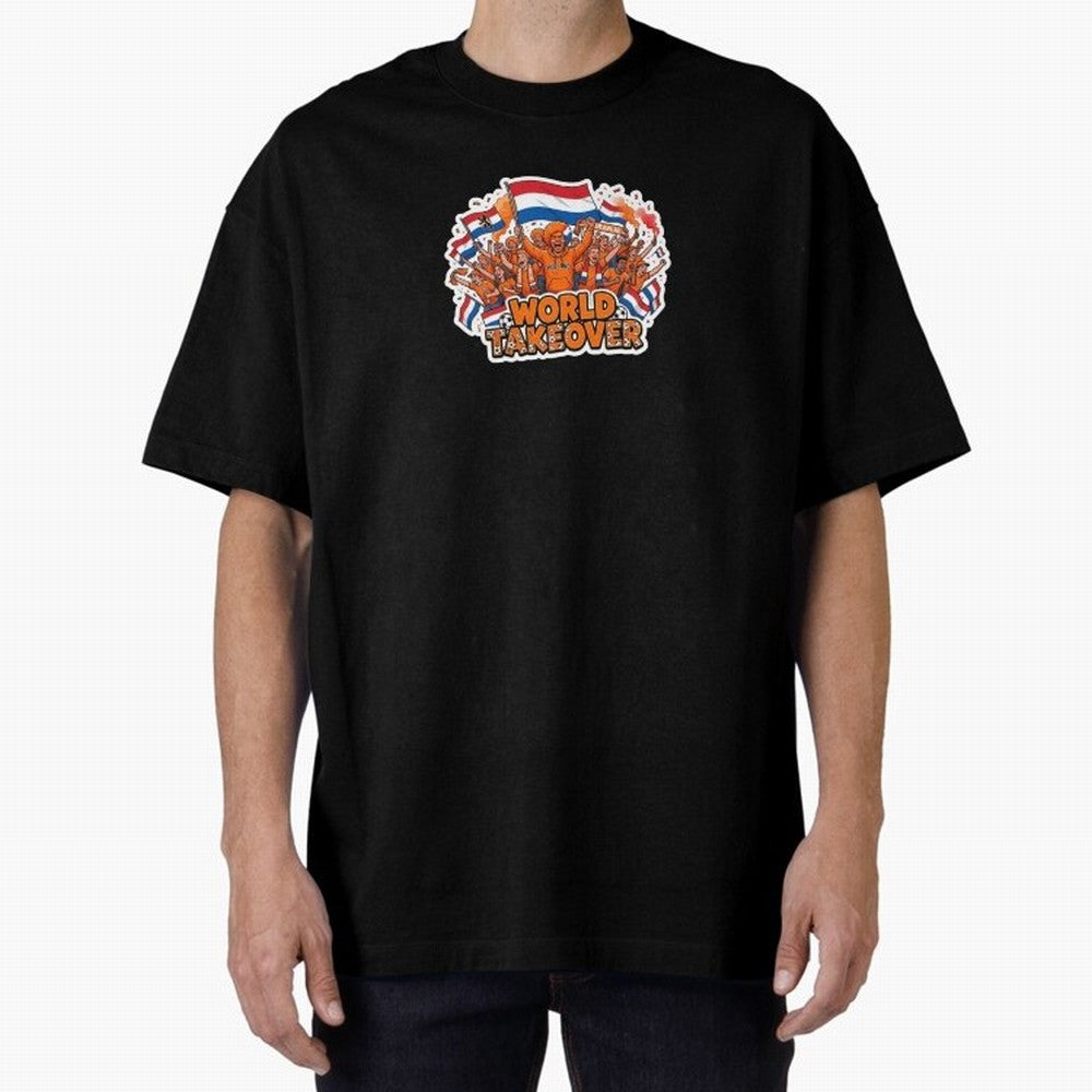 Netherlands Soccer Fans Orange Power Sticker 2026 Football Supporters Classic T-Shirt Show Support during Global Football Passion for FIFA World Cup 2026 USA Canada Mexico, Featuring Neymar, Argentina, France and Brazil, Stadium Chants, National