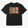 North American Football Flags World Cup Inspired Classic T-Shirt Embrace FIFA World Cup 2026 Spirit, Connected to Argentina, Mbappe and Neymar, Football Passion, Legendary Performances, Festival Vibes and Supporter Community; Great for Supporters
