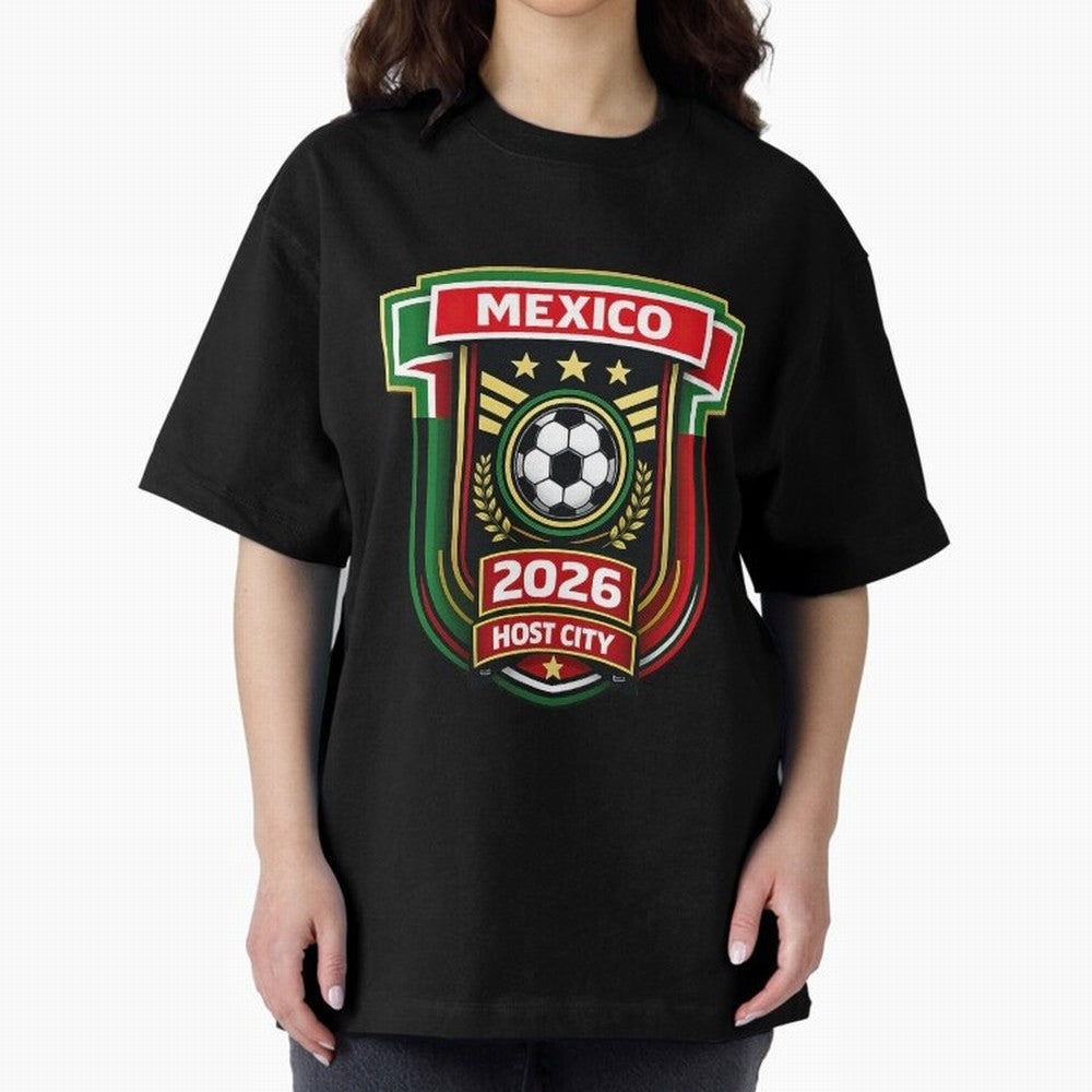 Mexico 2026 World Cup Host City Logo Classic T-Shirt Feel the Roar of Match Day Hype around FIFA World Cup 2026, Messi and Cristiano Ronaldo, England and Germany, Sports Nostalgia, International Competition, Famous Players and Unforgettable