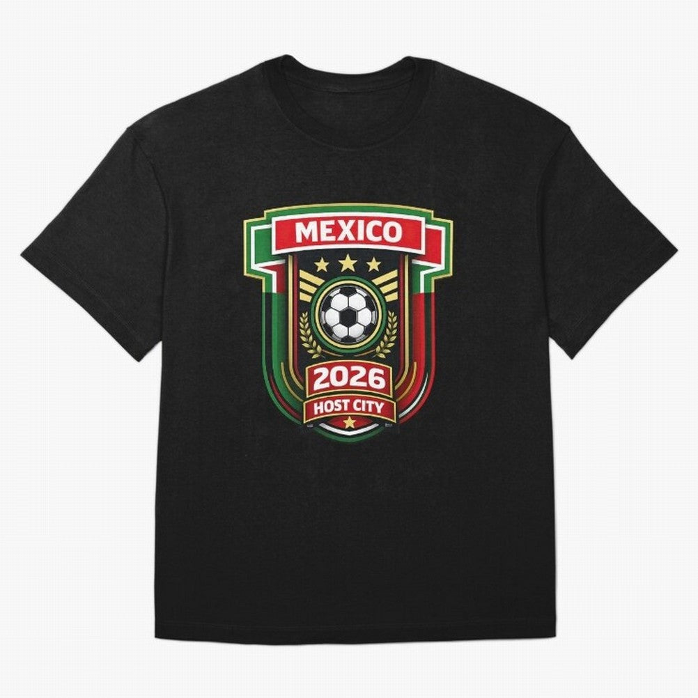 Mexico 2026 World Cup Host City Logo Classic T-Shirt Feel the Roar of Match Day Hype around FIFA World Cup 2026, Messi and Cristiano Ronaldo, England and Germany, Sports Nostalgia, International Competition, Famous Players and Unforgettable