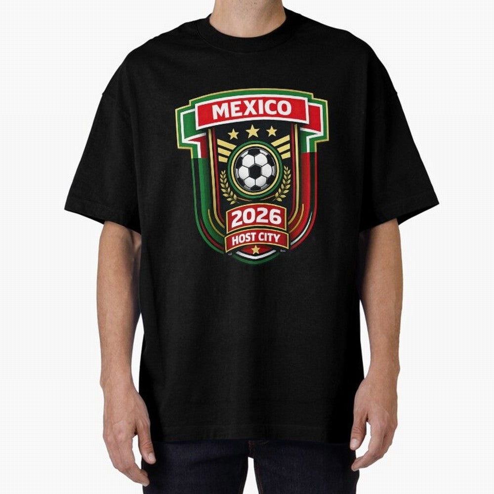 Mexico 2026 World Cup Host City Logo Classic T-Shirt Feel the Roar of Match Day Hype around FIFA World Cup 2026, Messi and Cristiano Ronaldo, England and Germany, Sports Nostalgia, International Competition, Famous Players and Unforgettable