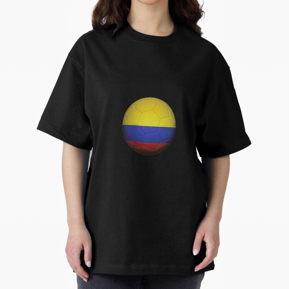 Colombia Ball Classic T-Shirt Show Match Day Excitement for the FIFA World Cup 2026 USA Canada Mexico Journey through Haaland and Mbappe Highlights, France Pride, Championship Spirit, Famous Goals, Roaring Crowds and International Football Unity;