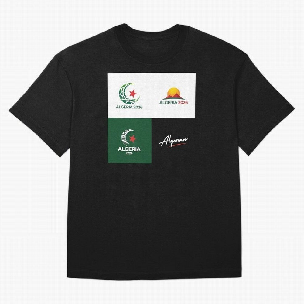 Algeria WC 2026 Classic T-Shirt Bring a Vintage Feel to the FIFA World Cup 2026 Journey through Mbappe Highlights, Germany Pride, Stadium Chants, National Pride, Trophy Dreams and Unforgettable Football Memories; Made for Collectors Who Enjoy