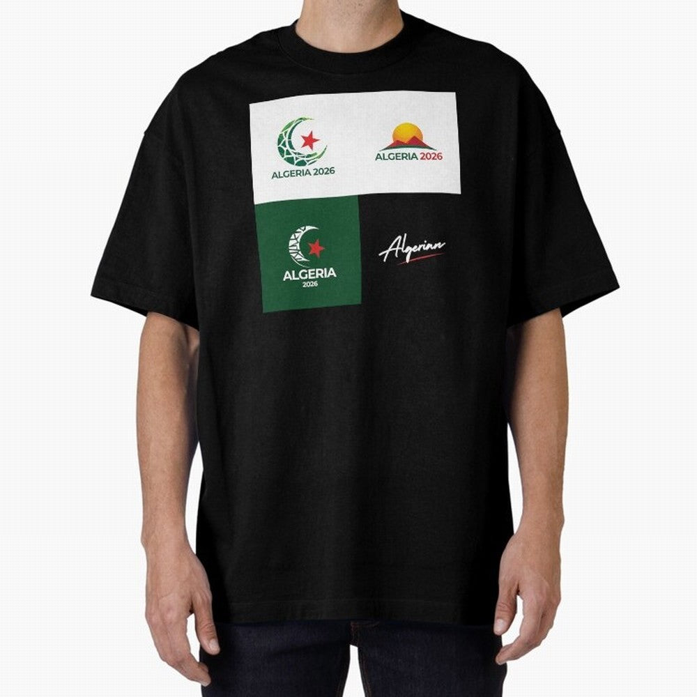 Algeria WC 2026 Classic T-Shirt Bring a Vintage Feel to the FIFA World Cup 2026 Journey through Mbappe Highlights, Germany Pride, Stadium Chants, National Pride, Trophy Dreams and Unforgettable Football Memories; Made for Collectors Who Enjoy
