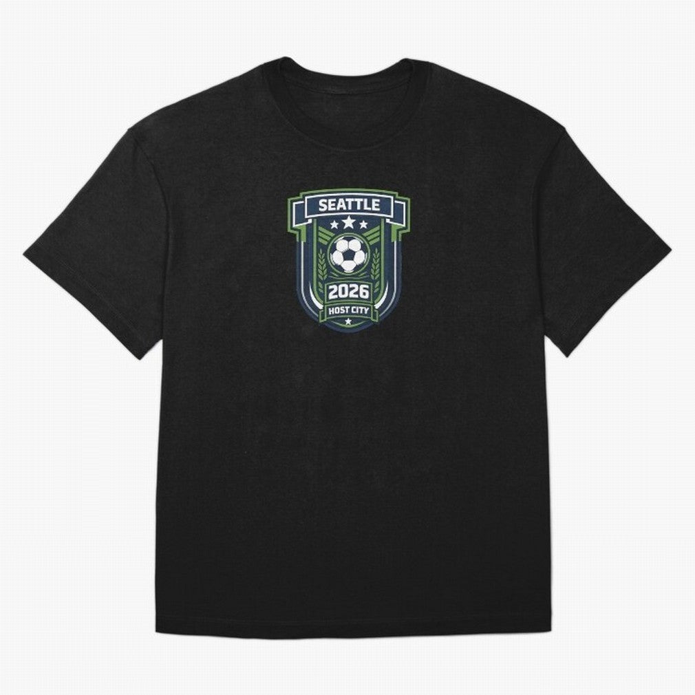 Seattle Host City World Cup 2026 Classic T-Shirt Refresh FIFA World Cup 2026 Group Stage Spirit, Filled with England, Cristiano Ronaldo, Haaland and CR7, Sports Nostalgia, International Competition, Famous Players and Unforgettable Victories;