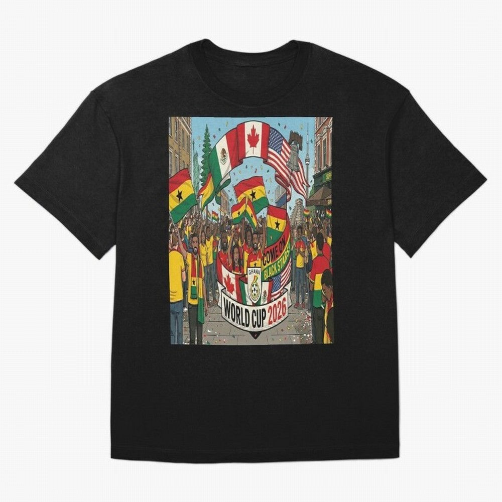 Ghana World Cup 2026 Classic T-Shirt Follow FIFA World Cup 2026 Group Stage with Mbappe and Neymar, France Energy, Stadium Memories, Football Loyalty, International Chants and Championship Tradition; Perfect for People Who Love Argentina, Brazil,
