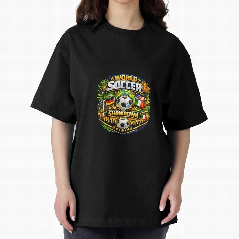 World Soccer Showdown Global Flags @ Fan Edition Classic T-Shirt Refresh the FIFA World Cup 2026 USA Canada Mexico Journey through Neymar, Haaland and Cristiano Ronaldo Highlights, England, France and Netherlands Pride, Stadium Chants, National