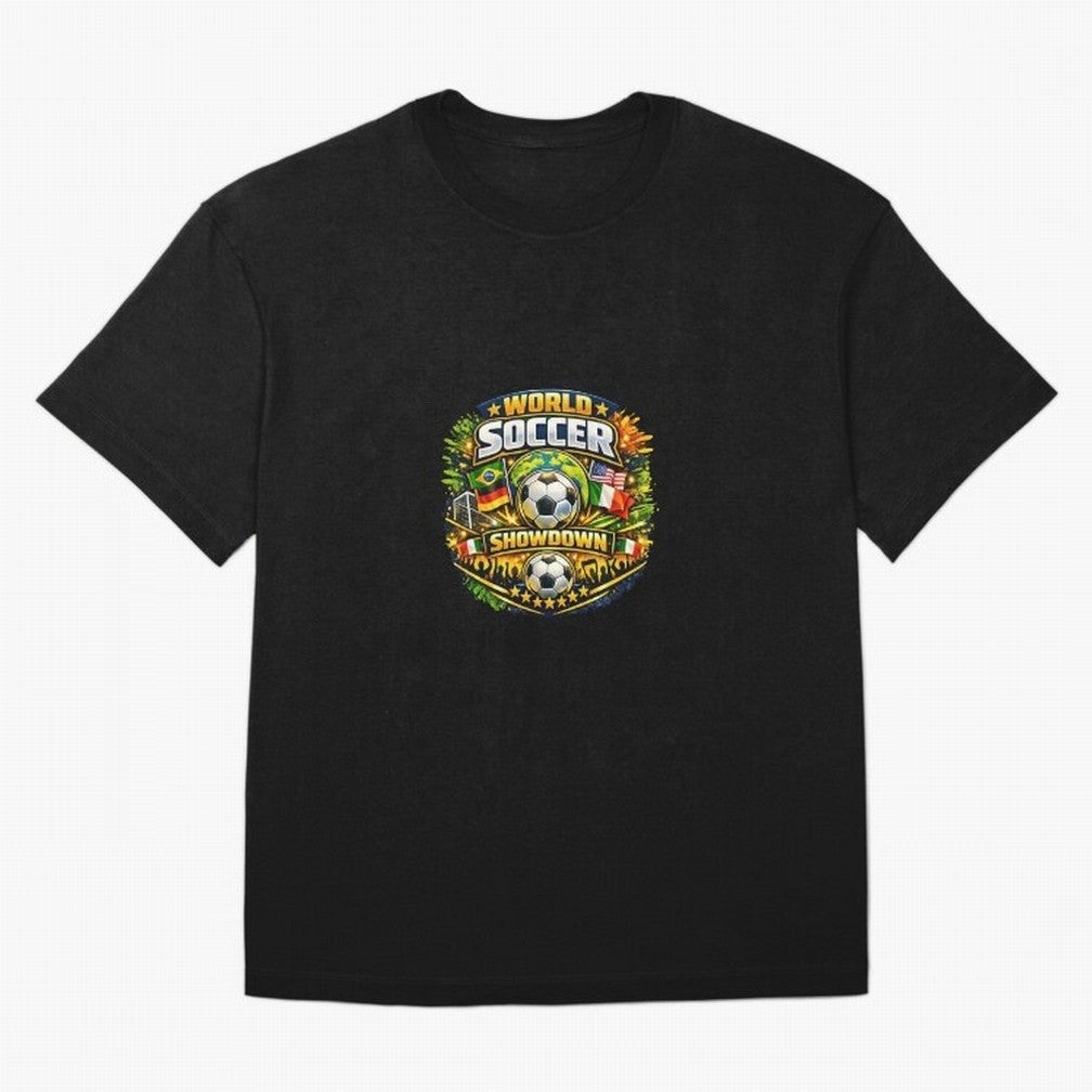 World Soccer Showdown Global Flags @ Fan Edition Classic T-Shirt Refresh the FIFA World Cup 2026 USA Canada Mexico Journey through Neymar, Haaland and Cristiano Ronaldo Highlights, England, France and Netherlands Pride, Stadium Chants, National