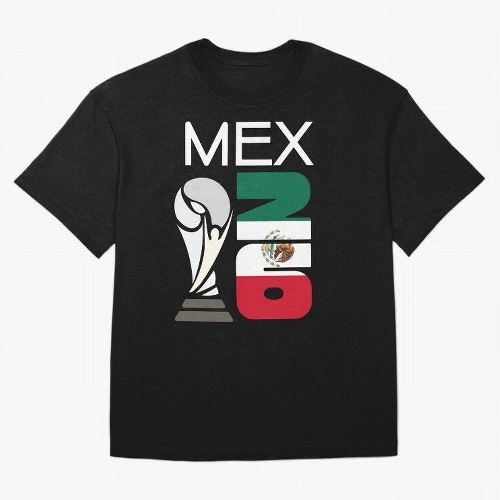 Mexico 2026 Soccer World Cup Trophy Mexican Flag Design Classic T-Shirt Experience the Global Stage of Match Day Hype around FIFA World Cup 2026 USA Canada Mexico, Cristiano Ronaldo, Haaland and CR7, Spain, Global Supporter Spirit, Legendary Goals,
