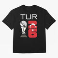 Turkey 2026 Soccer World Cup Trophy Turkish Flag Design Classic T-Shirt Relive Legendary Nights from FIFA World Cup 2026 Group Stage for Fans of CR7 and Messi and Spain and Netherlands, Bringing Sports Nostalgia, International Competition, Famous