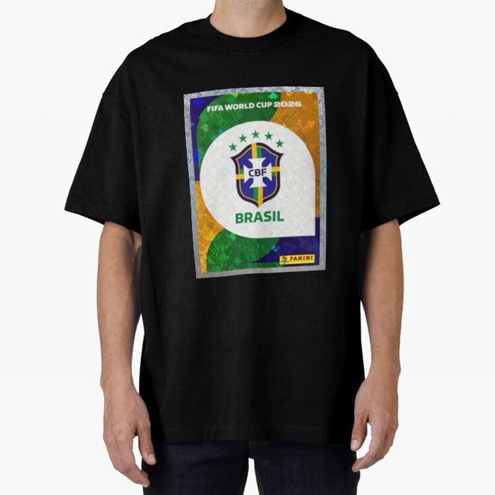 STICKER BRAZIL WORLD CUP 2026 Classic T-Shirt Share the Excitement of Global Football Passion for FIFA World Cup 2026, with Neymar, Spain and Netherlands, Football Festival Excitement, Trophy Ambitions, Country Rivalries and Star Player Buzz; Ideal