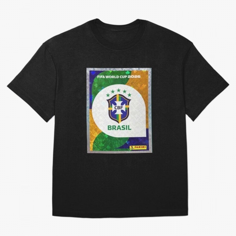 STICKER BRAZIL WORLD CUP 2026 Classic T-Shirt Share the Excitement of Global Football Passion for FIFA World Cup 2026, with Neymar, Spain and Netherlands, Football Festival Excitement, Trophy Ambitions, Country Rivalries and Star Player Buzz; Ideal
