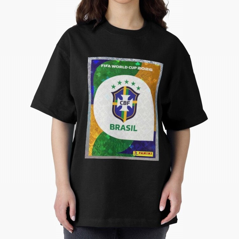 STICKER BRAZIL WORLD CUP 2026 Classic T-Shirt Share the Excitement of Global Football Passion for FIFA World Cup 2026, with Neymar, Spain and Netherlands, Football Festival Excitement, Trophy Ambitions, Country Rivalries and Star Player Buzz; Ideal