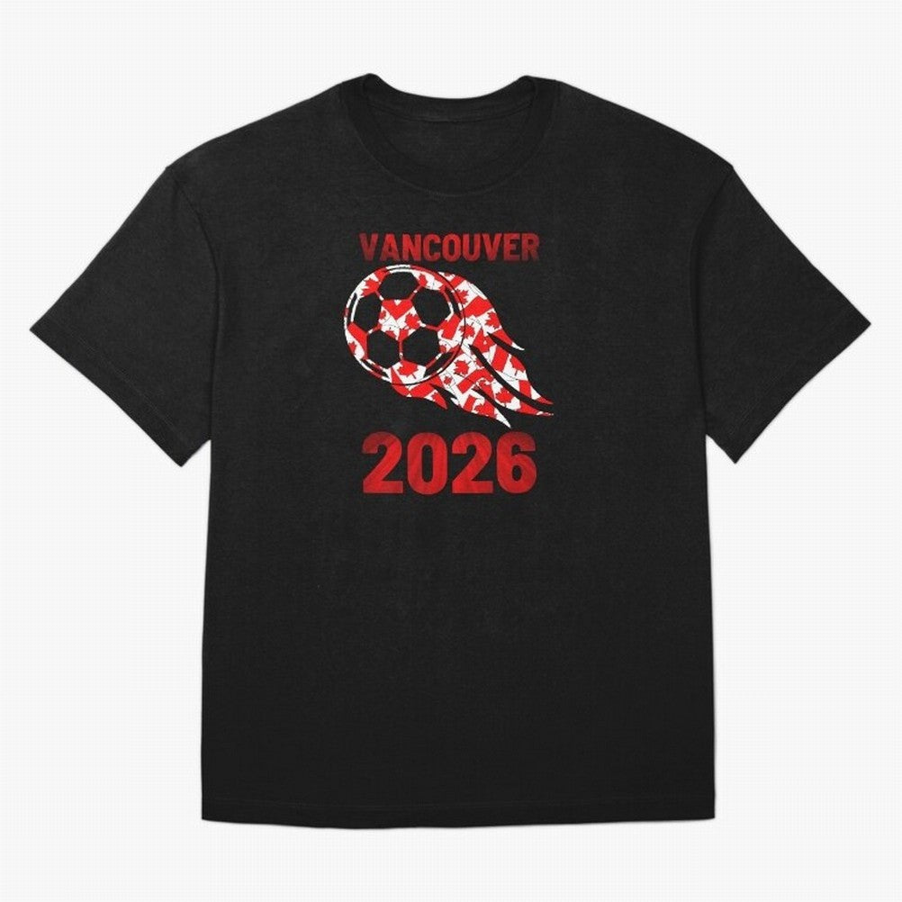 Vancouver Canada 2026 World Cup Soccer #8 Classic T-Shirt Show Support during FIFA World Cup 2026 USA Canada Mexico Spirit, Filled with Argentina, France and Brazil, CR7 and Messi, Soccer Culture, Superstar Moments, National Team Dreams and