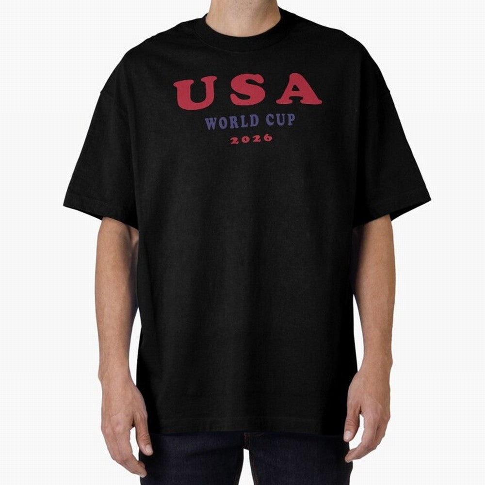 USA World Cup 2026 Soccer Fan Shirt | American Flag Football Retro Patriotic Design Classic T-Shirt Show Up for the Glory of Global Football Passion for FIFA World Cup 2026 USA Canada Mexico, Driven by Neymar, Haaland and Cristiano Ronaldo, England