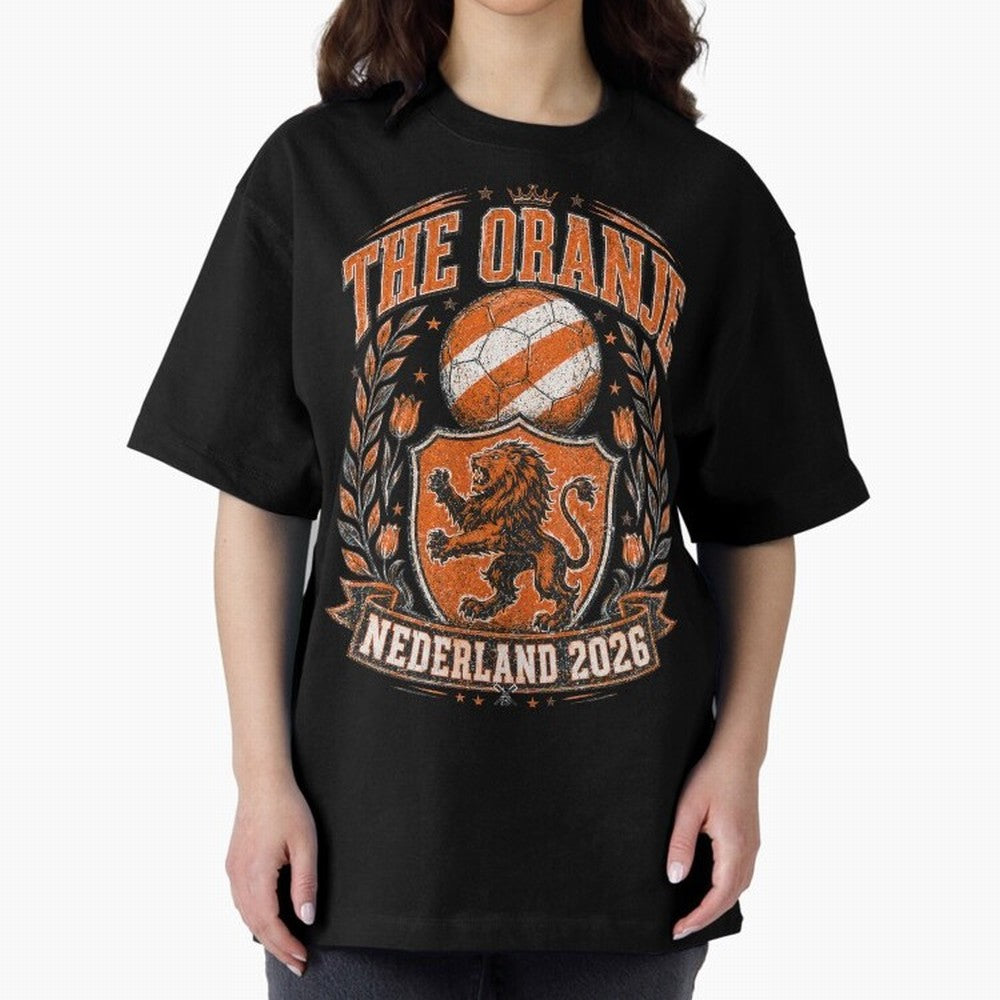 The Oranje Nederland 2026 World Cup Soccer T-Shirt Classic T-Shirt Live for the Drama of FIFA World Cup 2026 Group Stage Spirit, Filled with England and Germany, CR7, Vintage Soccer Flavor, Modern Football Stars, National Flags and Final Night