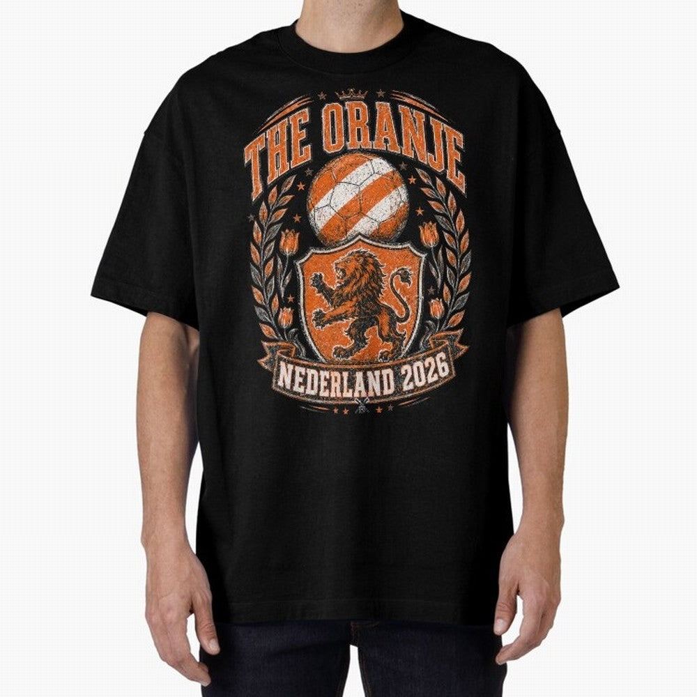 The Oranje Nederland 2026 World Cup Soccer T-Shirt Classic T-Shirt Live for the Drama of FIFA World Cup 2026 Group Stage Spirit, Filled with England and Germany, CR7, Vintage Soccer Flavor, Modern Football Stars, National Flags and Final Night