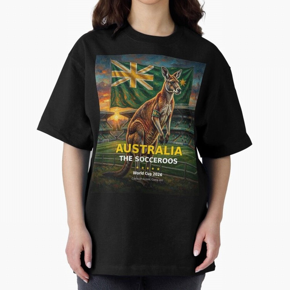 Australia Socceroos - World Cup 2026 Soccer Fan Tee Classic T-Shirt Celebrate the Stars of FIFA World Cup 2026 USA Canada Mexico Spirit, Centered on Argentina and Brazil, Neymar, Soccer Culture, Superstar Moments, National Team Dreams and