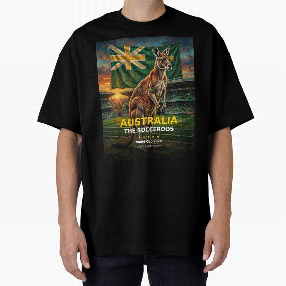 Australia Socceroos - World Cup 2026 Soccer Fan Tee Classic T-Shirt Celebrate the Stars of FIFA World Cup 2026 USA Canada Mexico Spirit, Centered on Argentina and Brazil, Neymar, Soccer Culture, Superstar Moments, National Team Dreams and
